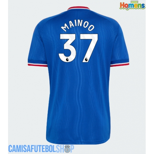 Camisa de time de futebol Manchester United Kobbie Mainoo #37 Replicas 2º Equipamento 2026-27 Manga Curta
